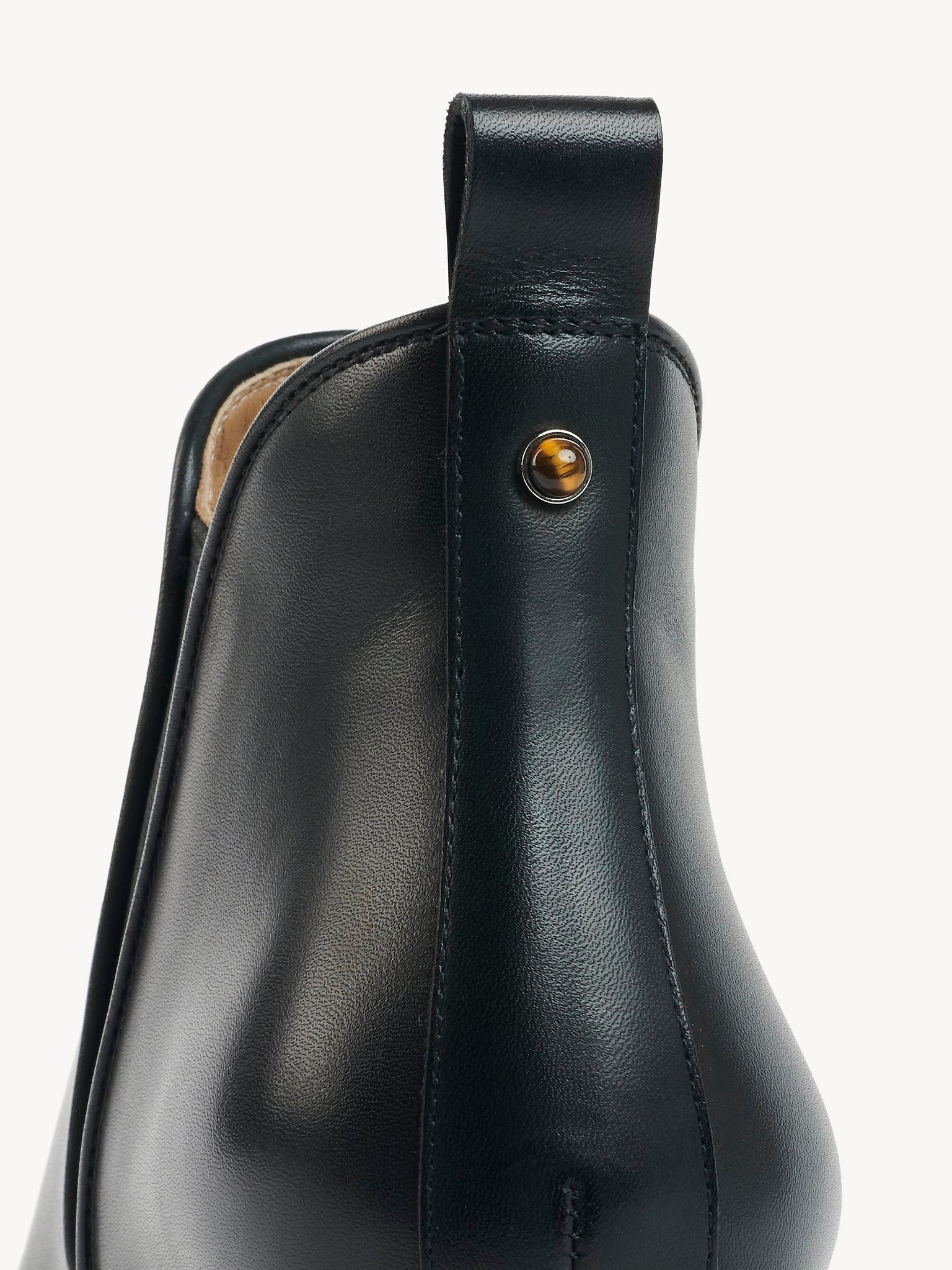 Bottines à talons Piper en cuir - Black