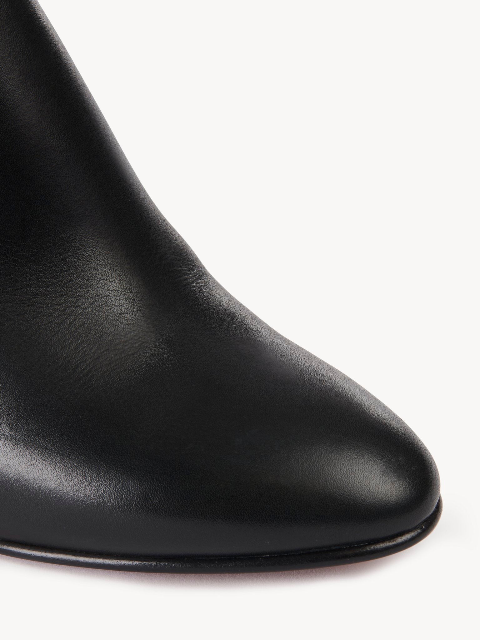 Bottines à talons Piper en cuir - Black