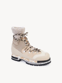 Bottines à lacets Nikie - Multicolor Beige