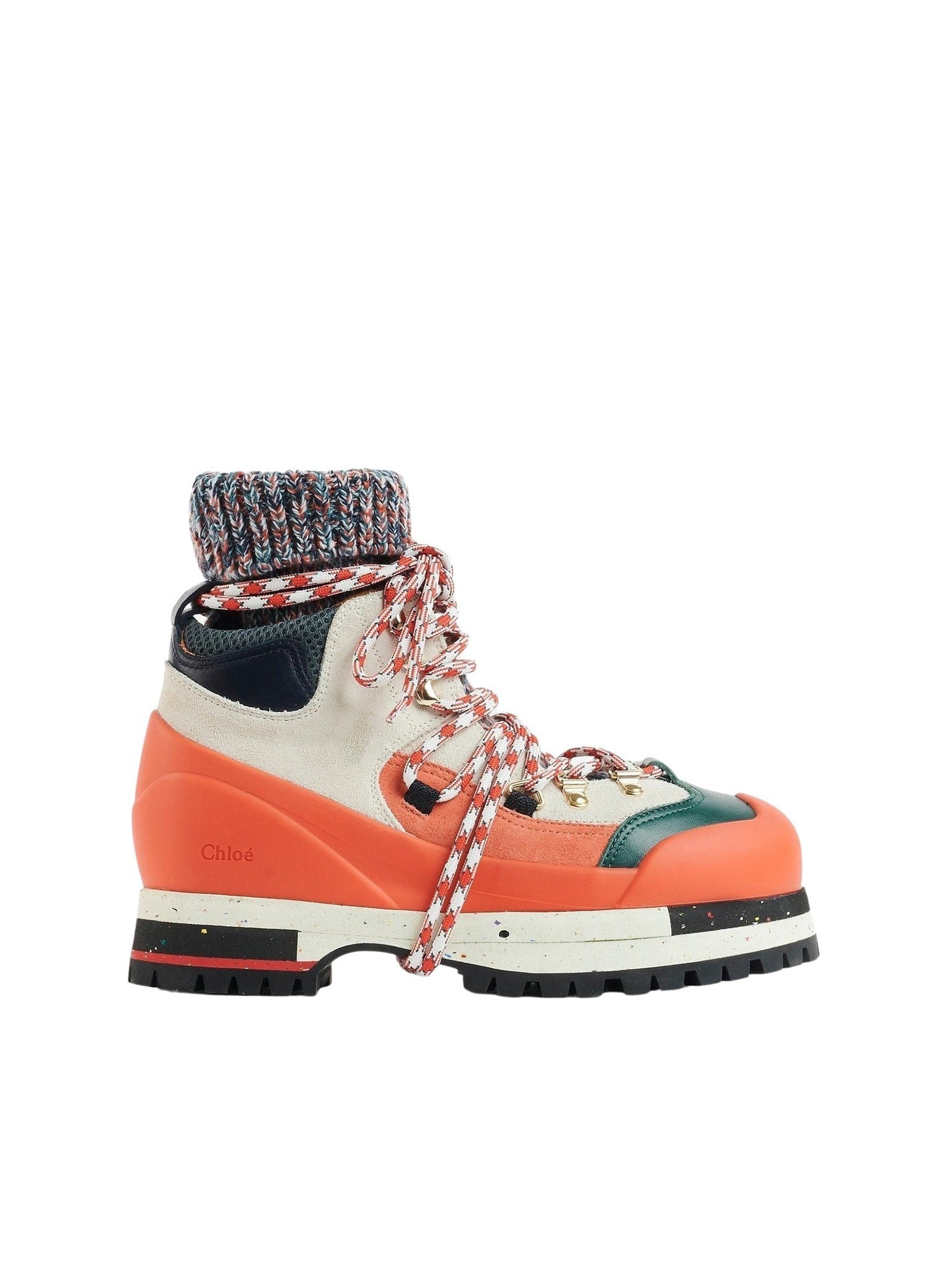 Bottines à lacets Nikie - Red & Green
