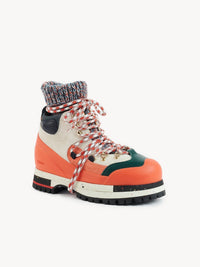 Bottines à lacets Nikie - Red & Green