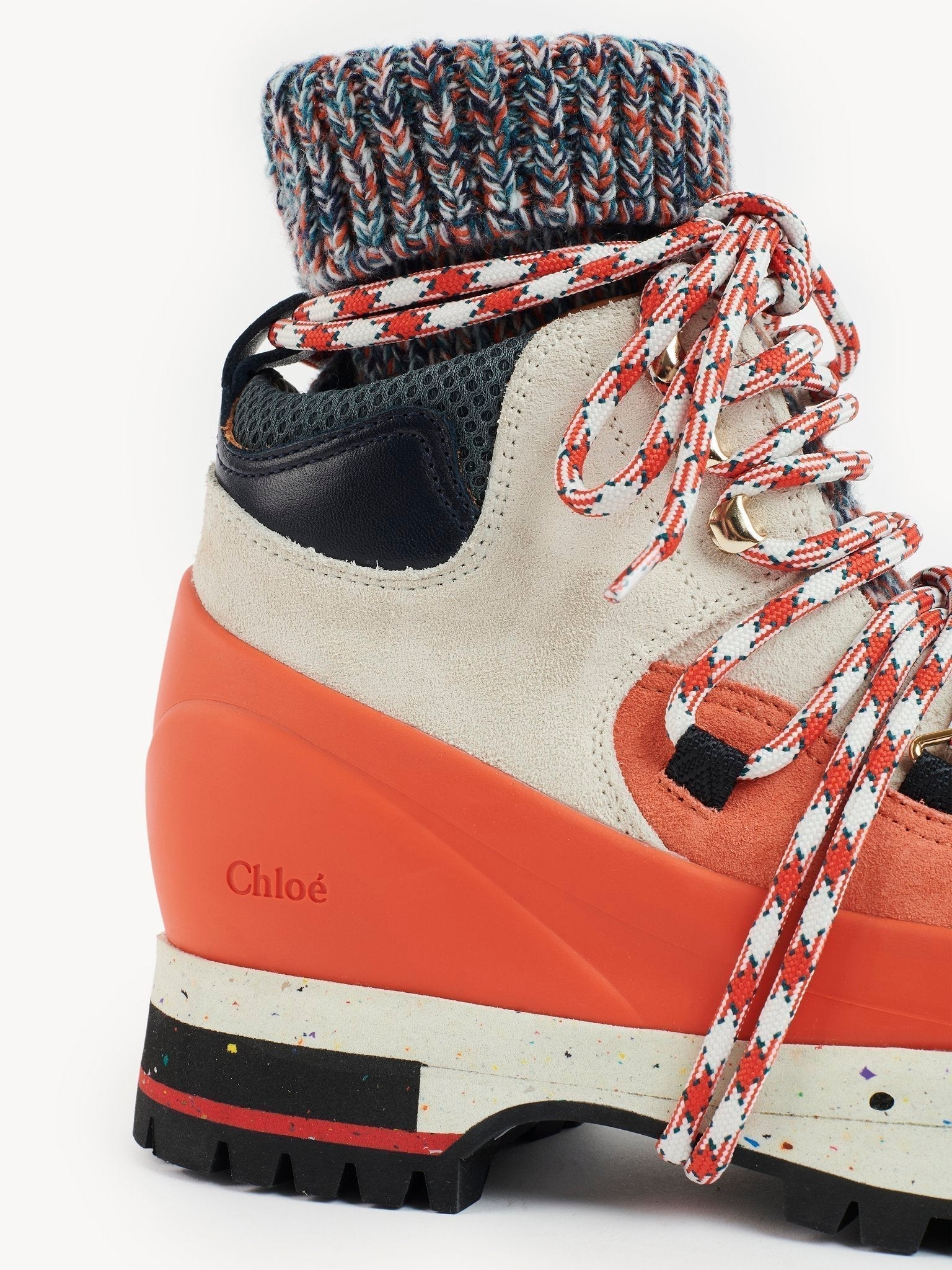 Bottines à lacets Nikie - Red & Green