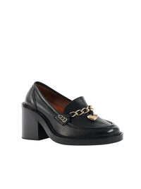 Escarpins Ninna en cuir lisse - Noir