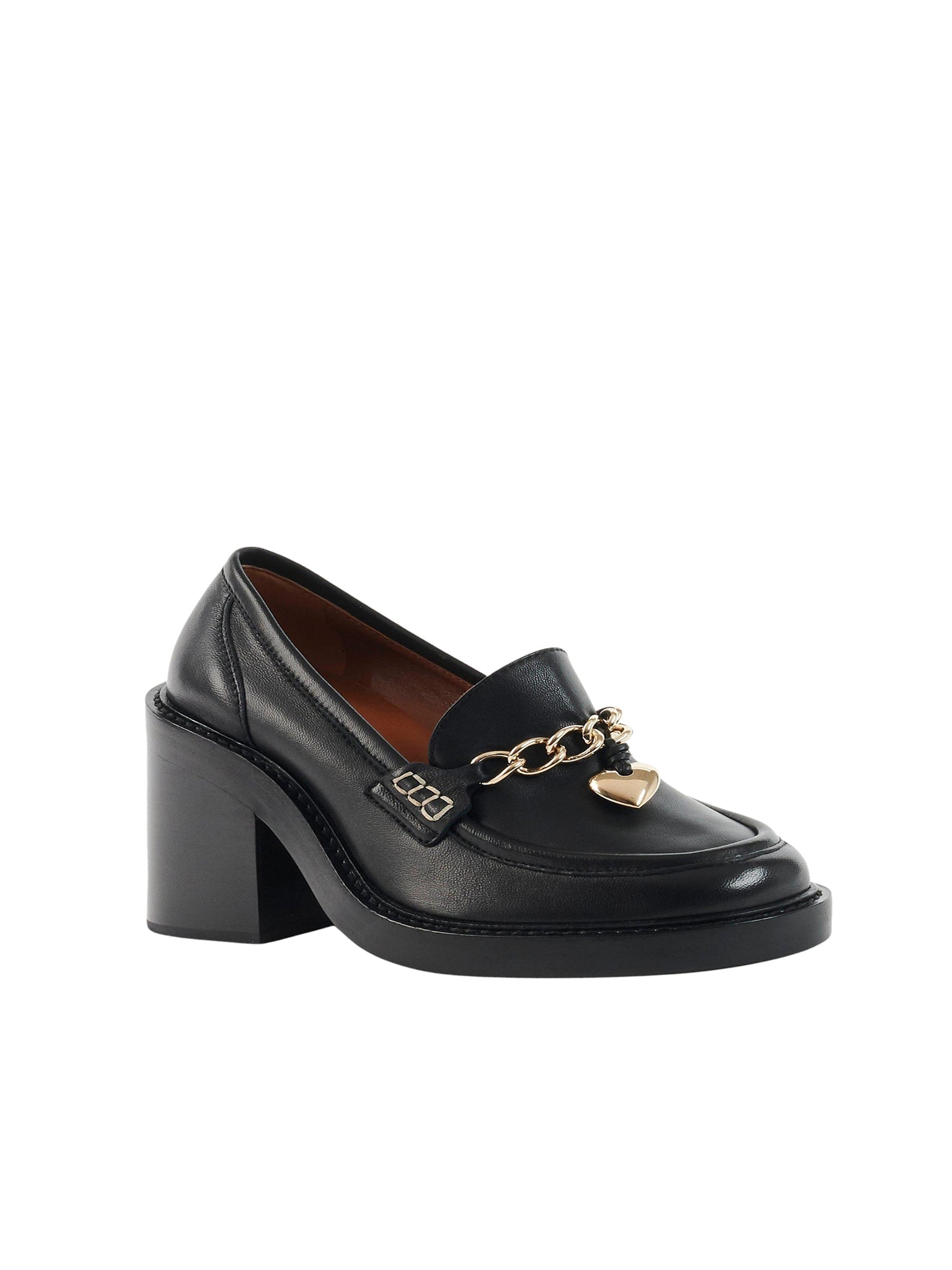 Escarpins Ninna en cuir lisse - Noir