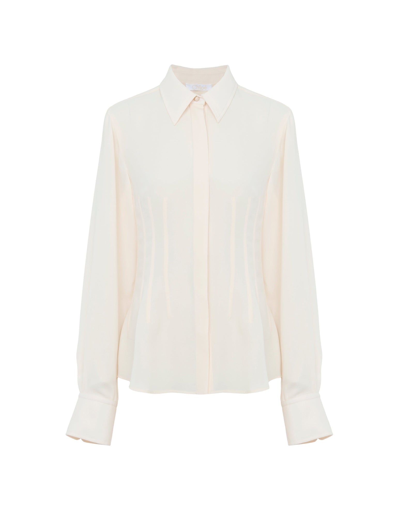 Top Martre en soie - Beige Perle de Graine