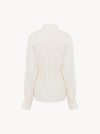 Top Martre en soie - Beige Perle de Graine