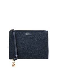 Sac pochette Alphabet - Obscur Navy