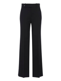Pantalon évasé en laine - Abyss Blue