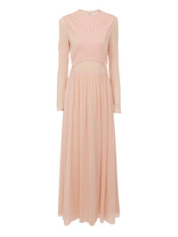 Robe plastron ceinturée en laine - Silvery Sand