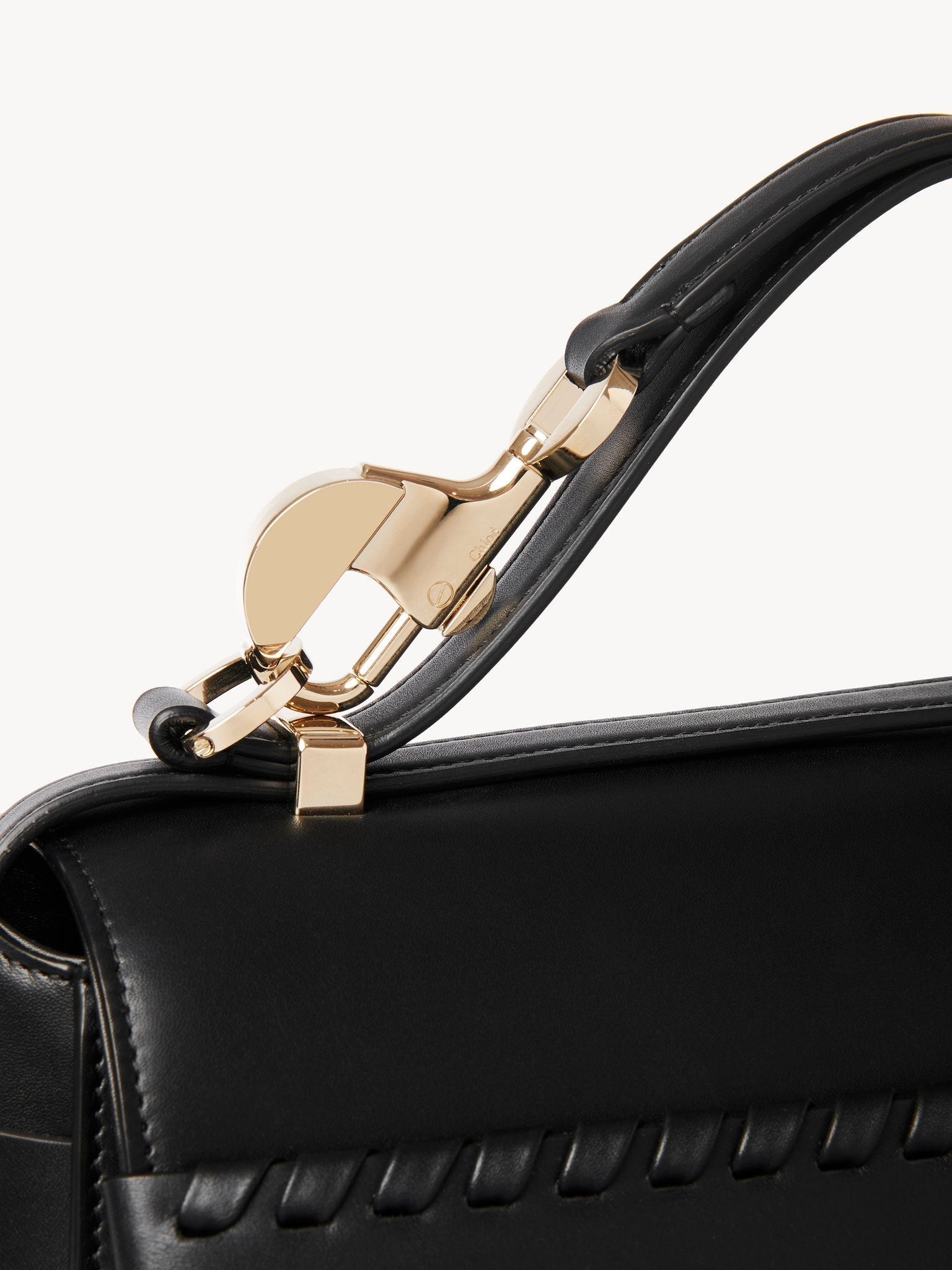 Sac à bandoulière Nacha en cuir - Black