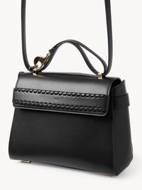 Sac à bandoulière Nacha en cuir - Black