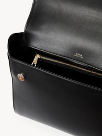 Sac à bandoulière Nacha en cuir - Black
