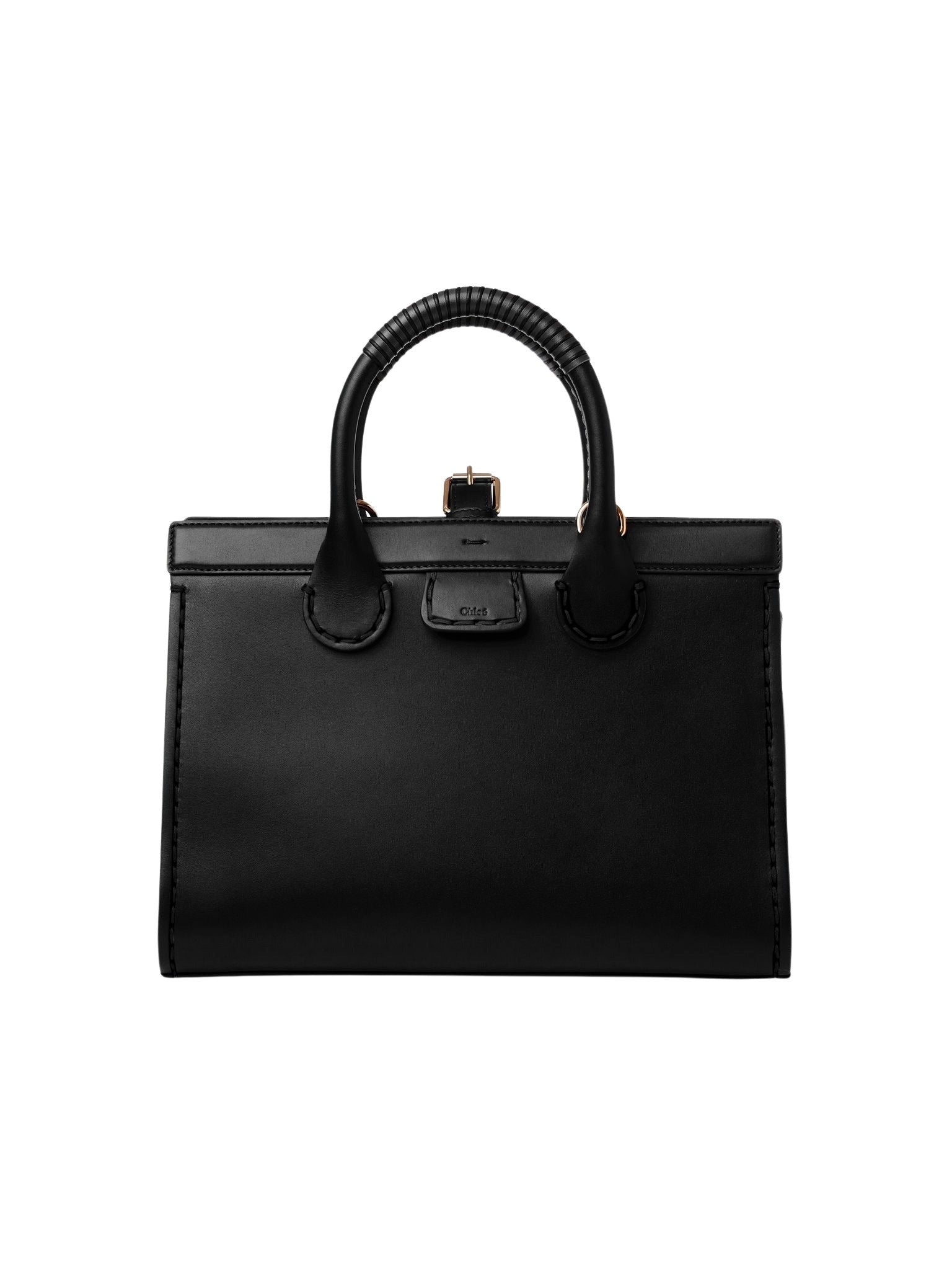 Sac Cabas en cuir lisse - Black