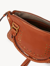 Sac double porté Marcie en cuir - Caramel