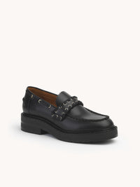 Sandales plates Noua en cuir - Black