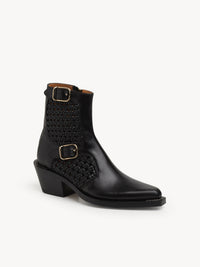 Bottines Nellie en cuir - Black