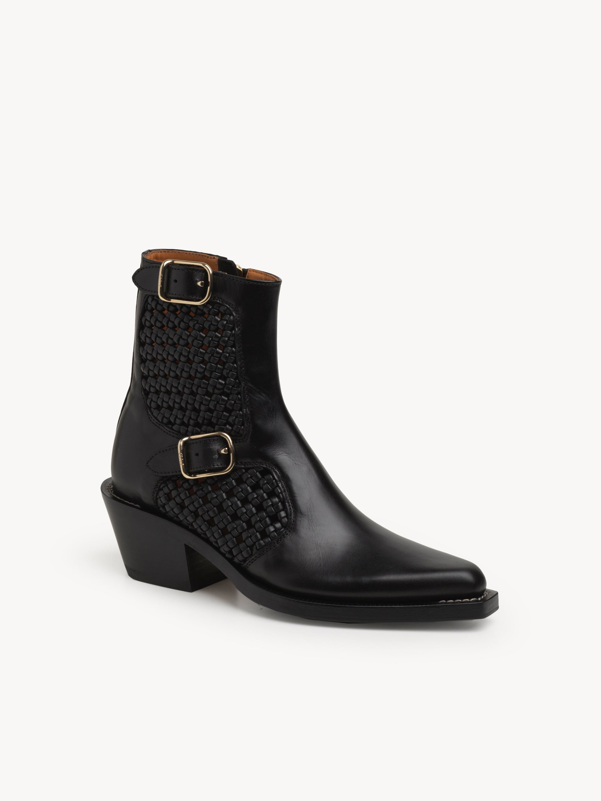 Bottines Nellie en cuir - Black