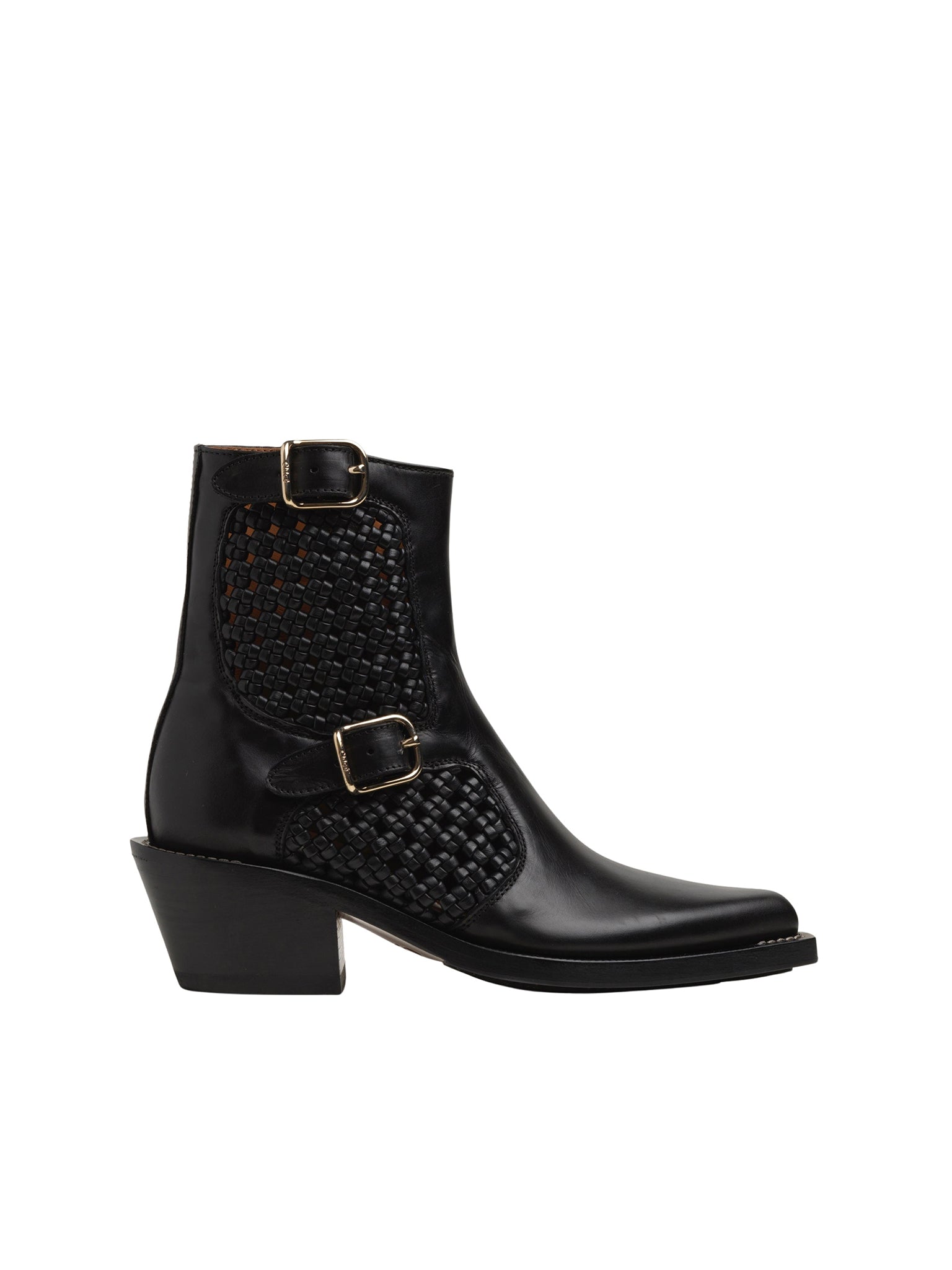 Bottines Nellie en cuir - Black