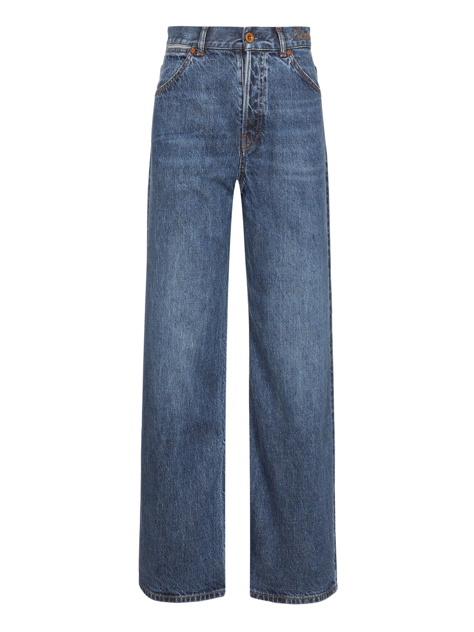Pantalon en denim de chanvre et coton recyclé - Bleu Sombre