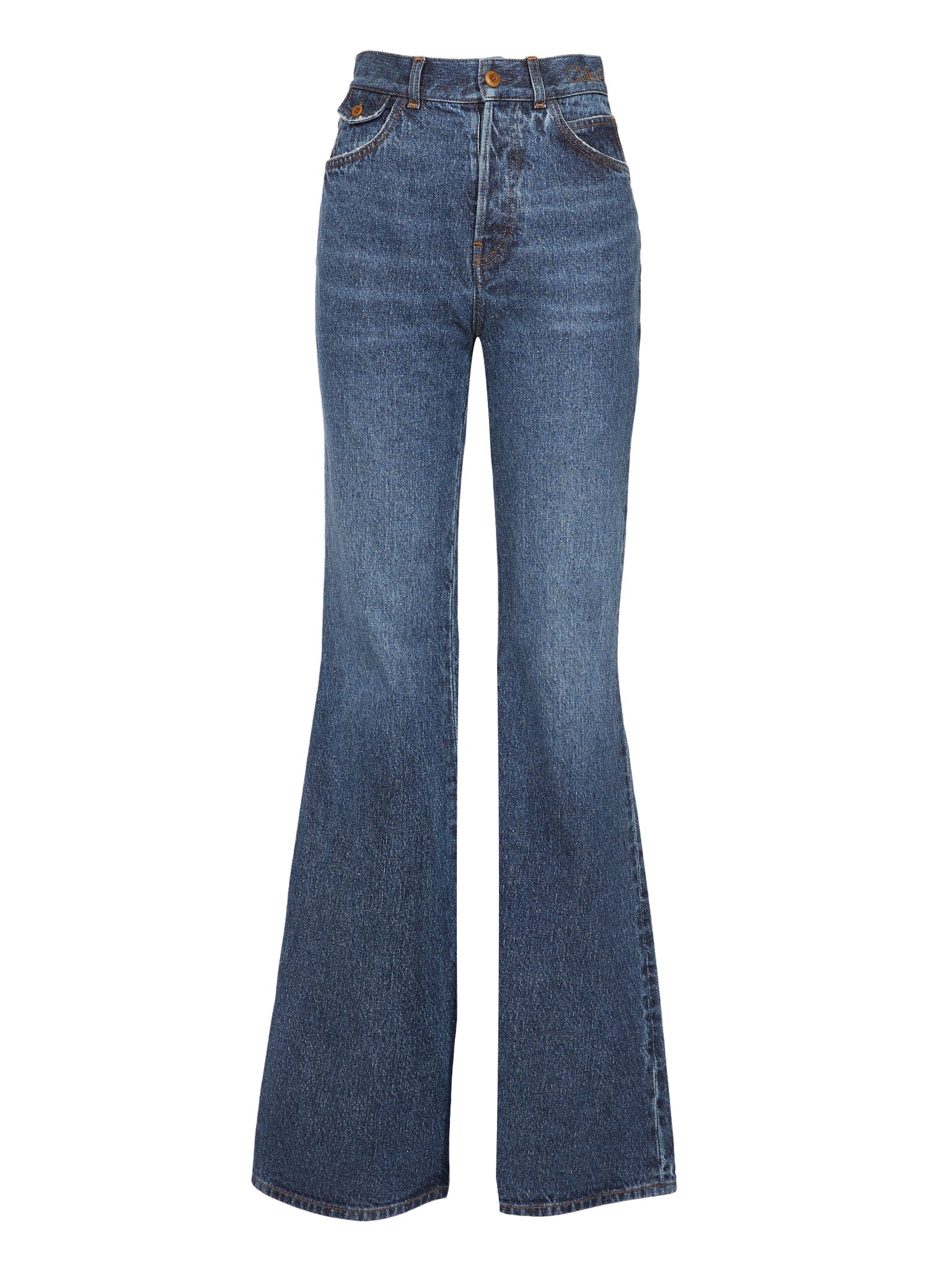 Pantalon en denim de chanvre et coton recyclé - Bleu Sombre
