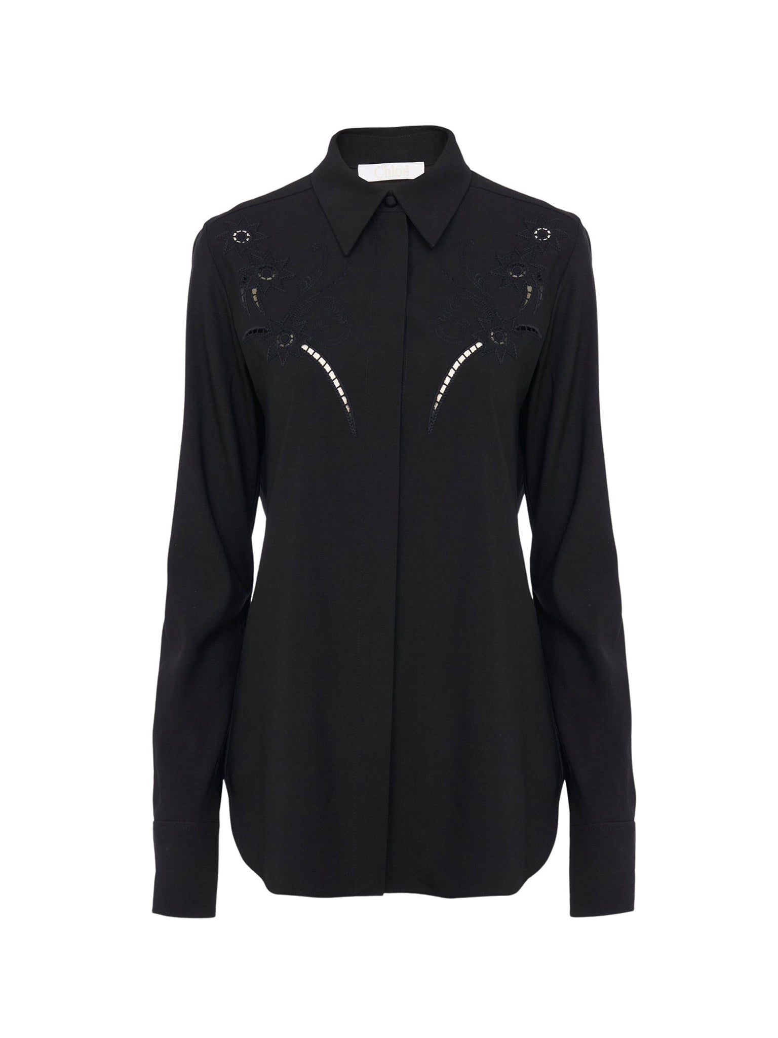 Top en toile de viscose ramie - Black