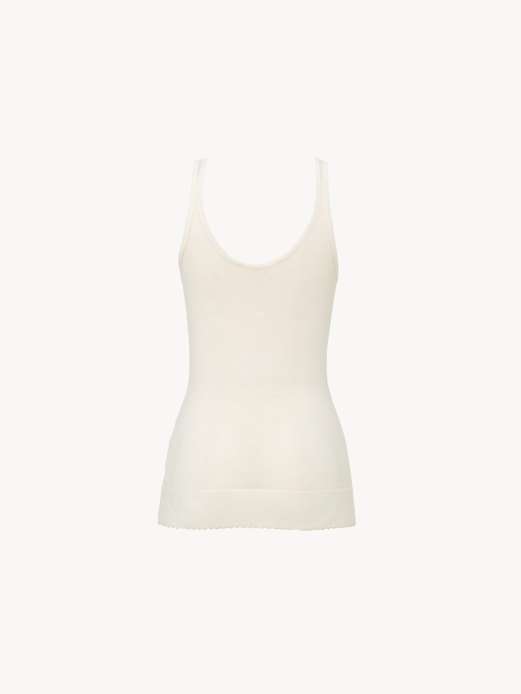 Top en tricot mérinos superfin - Lait Iconique