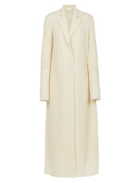 Manteau en tricot en laine crafty - Poudre Blanche