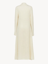 Manteau en tricot en laine crafty - Poudre Blanche