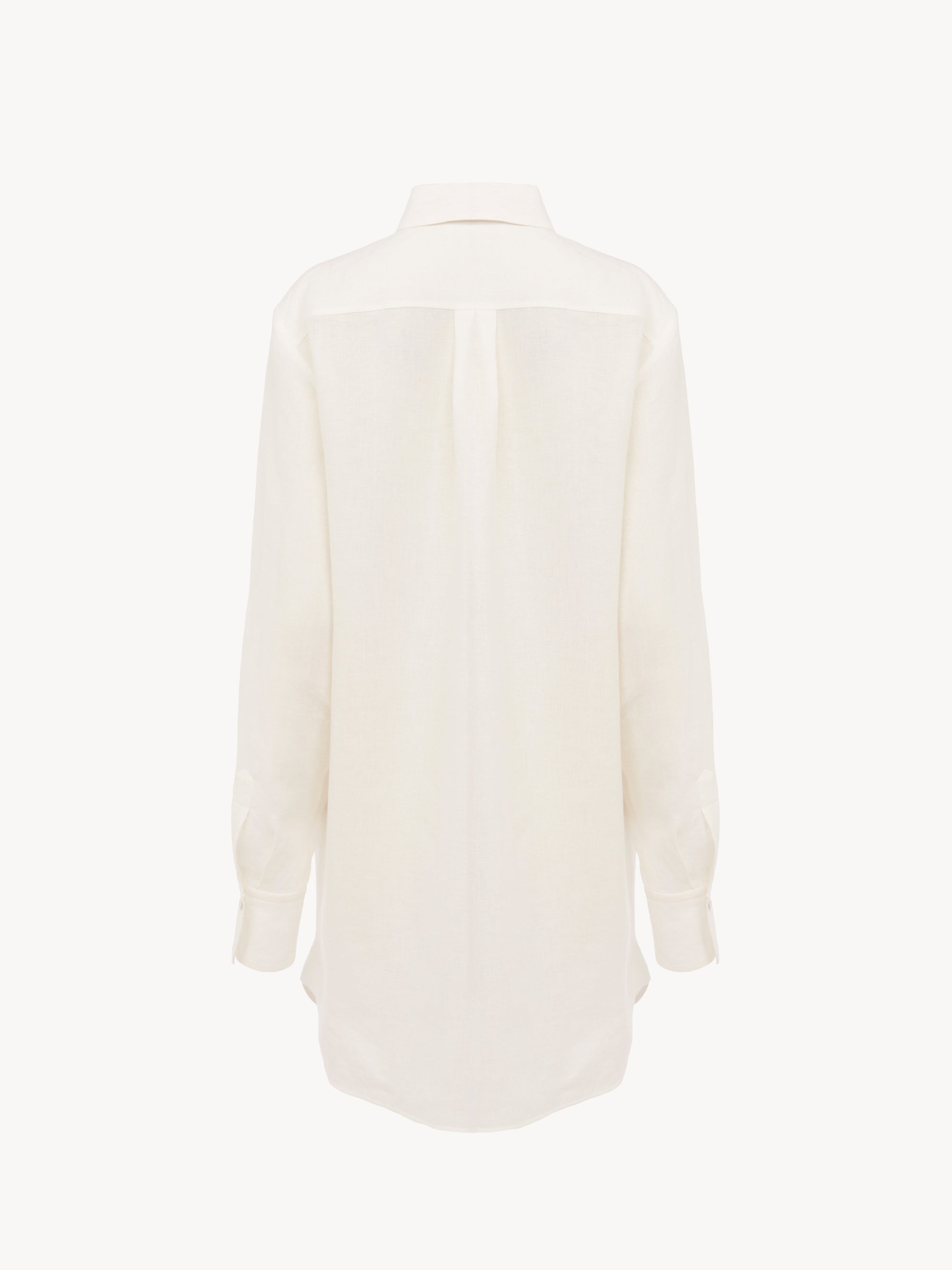 Robe en voile de lin doux - Lait Iconique