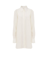 Robe en voile de lin doux - Lait Iconique