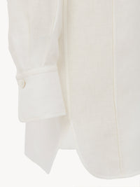 Robe en voile de lin doux - Lait Iconique