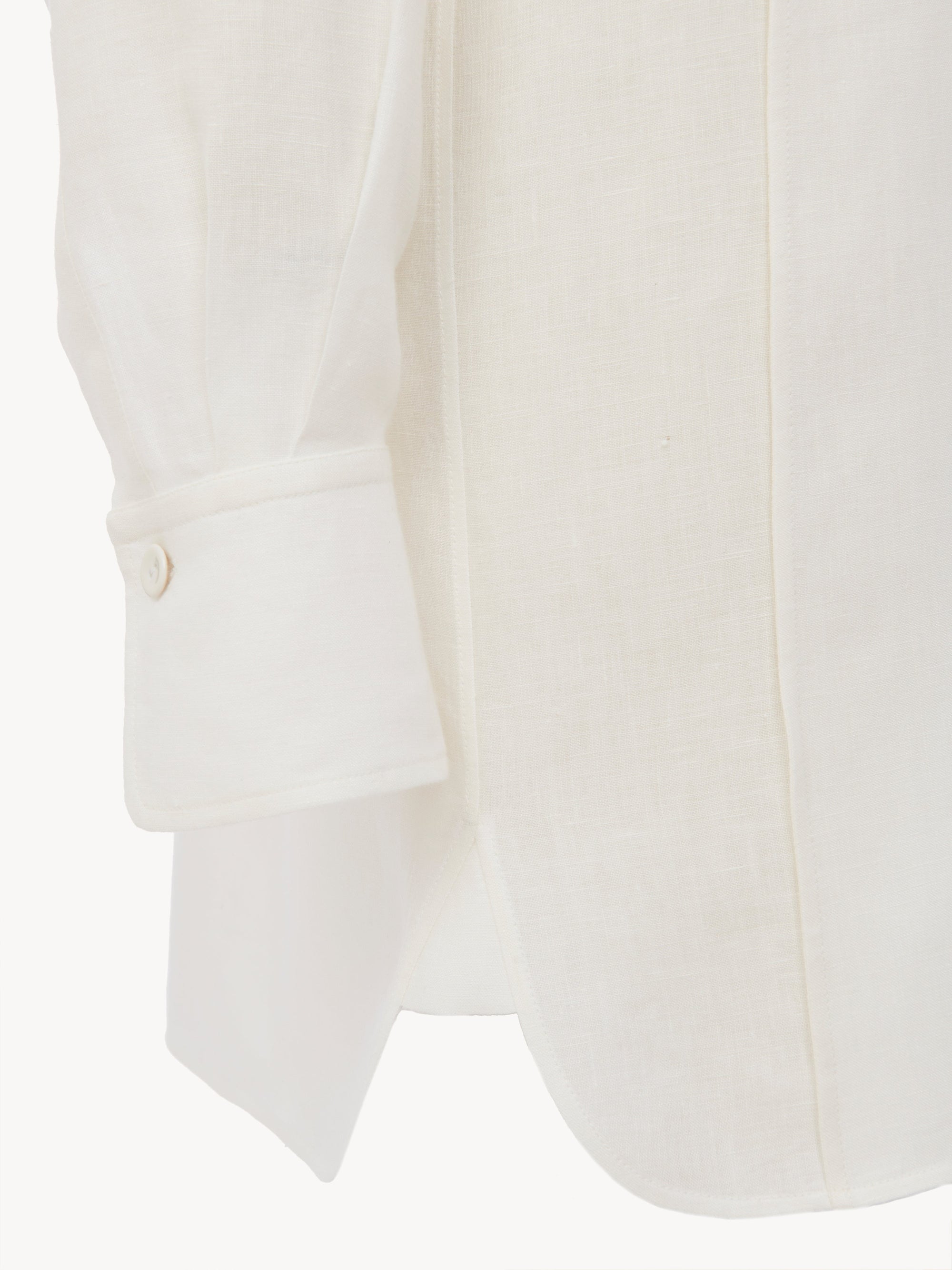 Robe en voile de lin doux - Lait Iconique