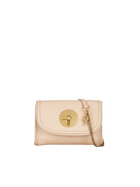 Mini sac Lois en cuir de mouton souple - Nude