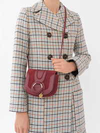 Mini sac Hana en cuir - Dark Velvet