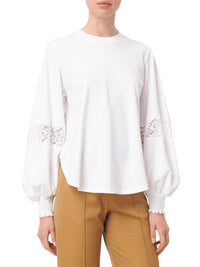 Top t-shirts embellis - Poudre Blanche