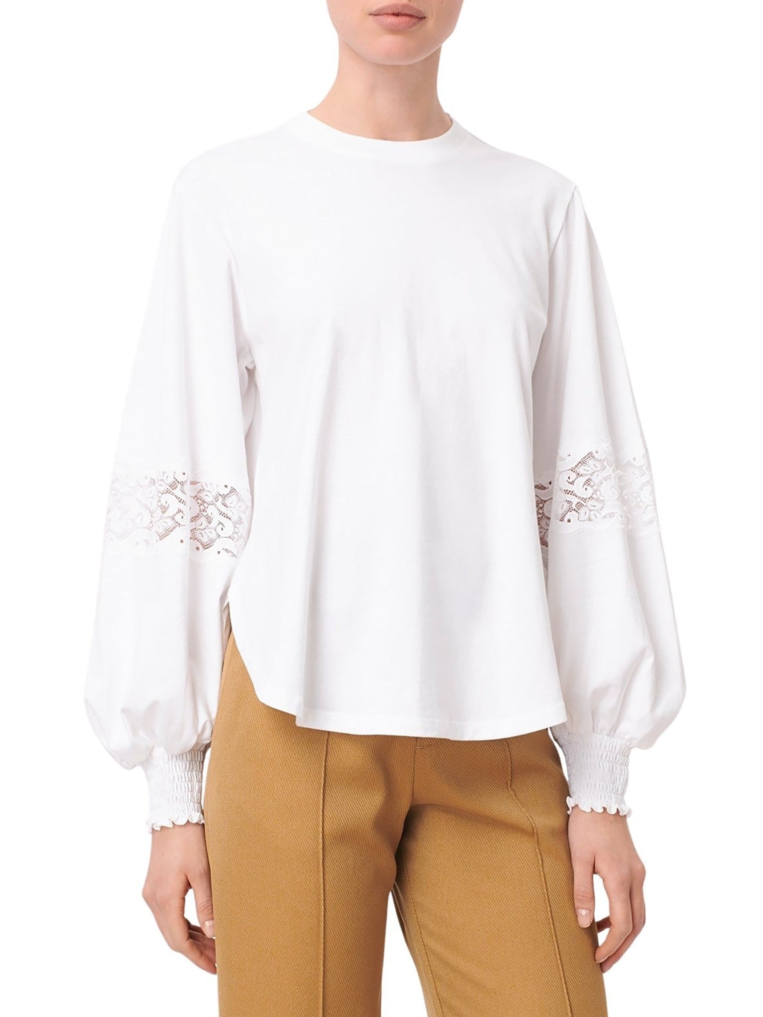 Top t-shirts embellis - Poudre Blanche