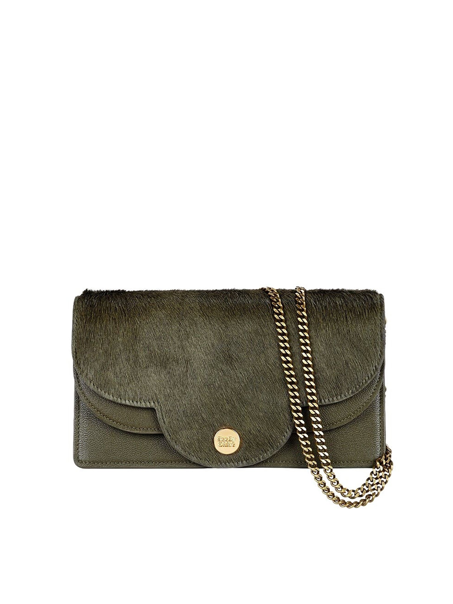 Mini sac Polina en cuir de vachette pony et petit grain - Lierre D'Hiver