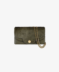 Mini sac Polina en cuir de vachette pony et petit grain - Lierre D'Hiver