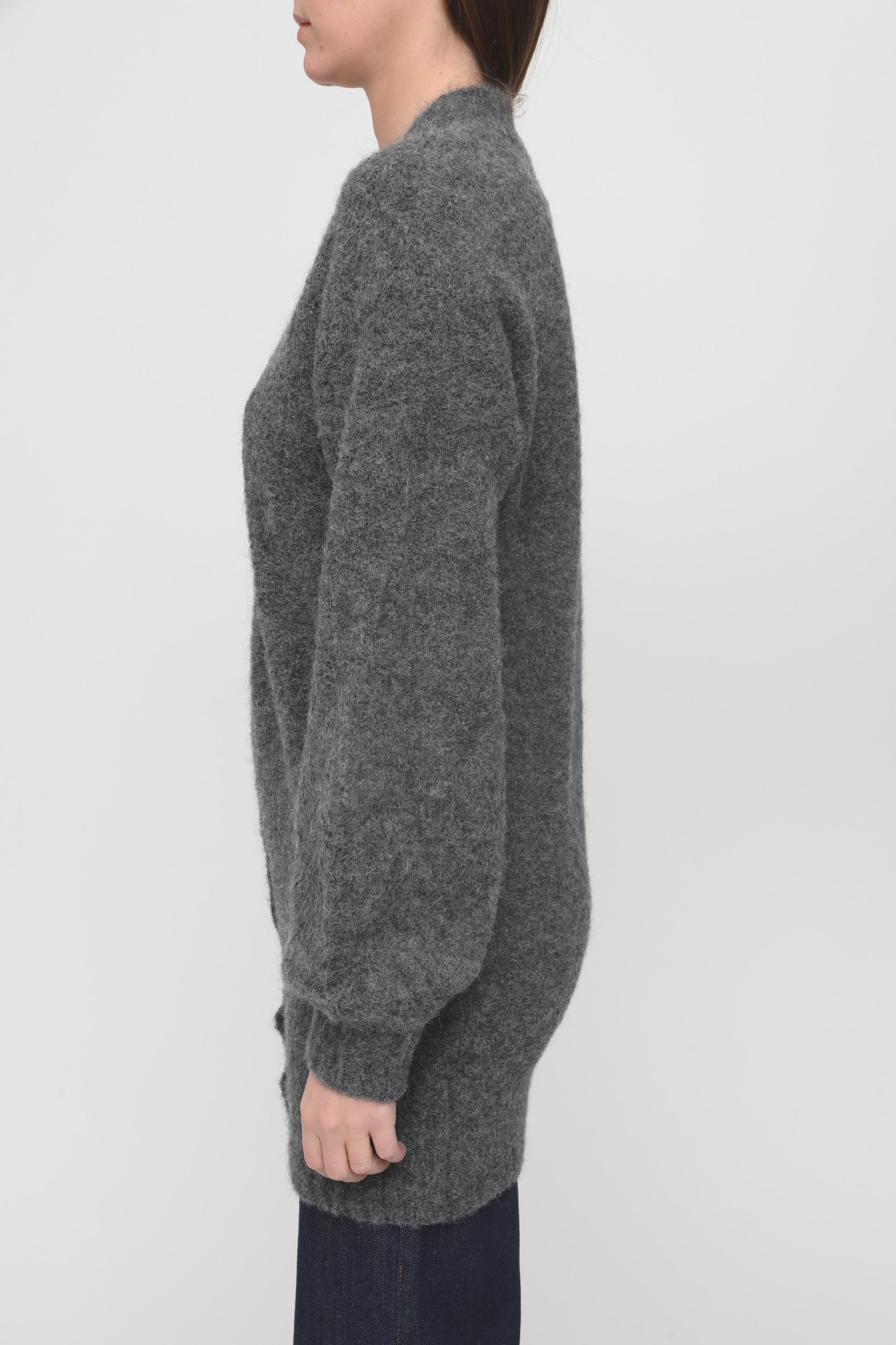Cardigan en laine - Charcoal Black