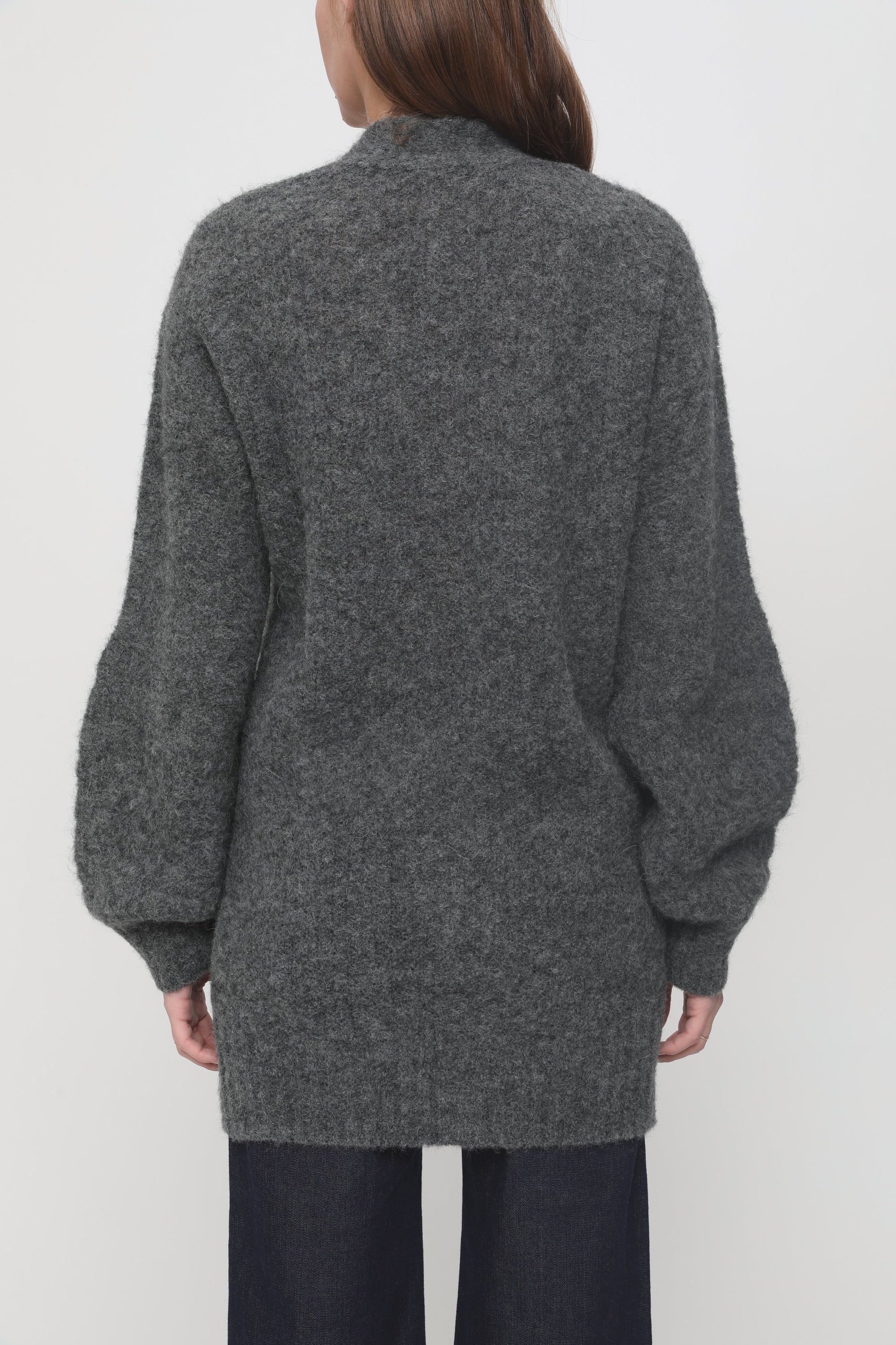 Cardigan en laine - Charcoal Black