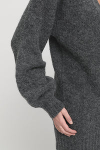 Cardigan en laine - Charcoal Black