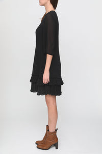 Robe à volants - Black
