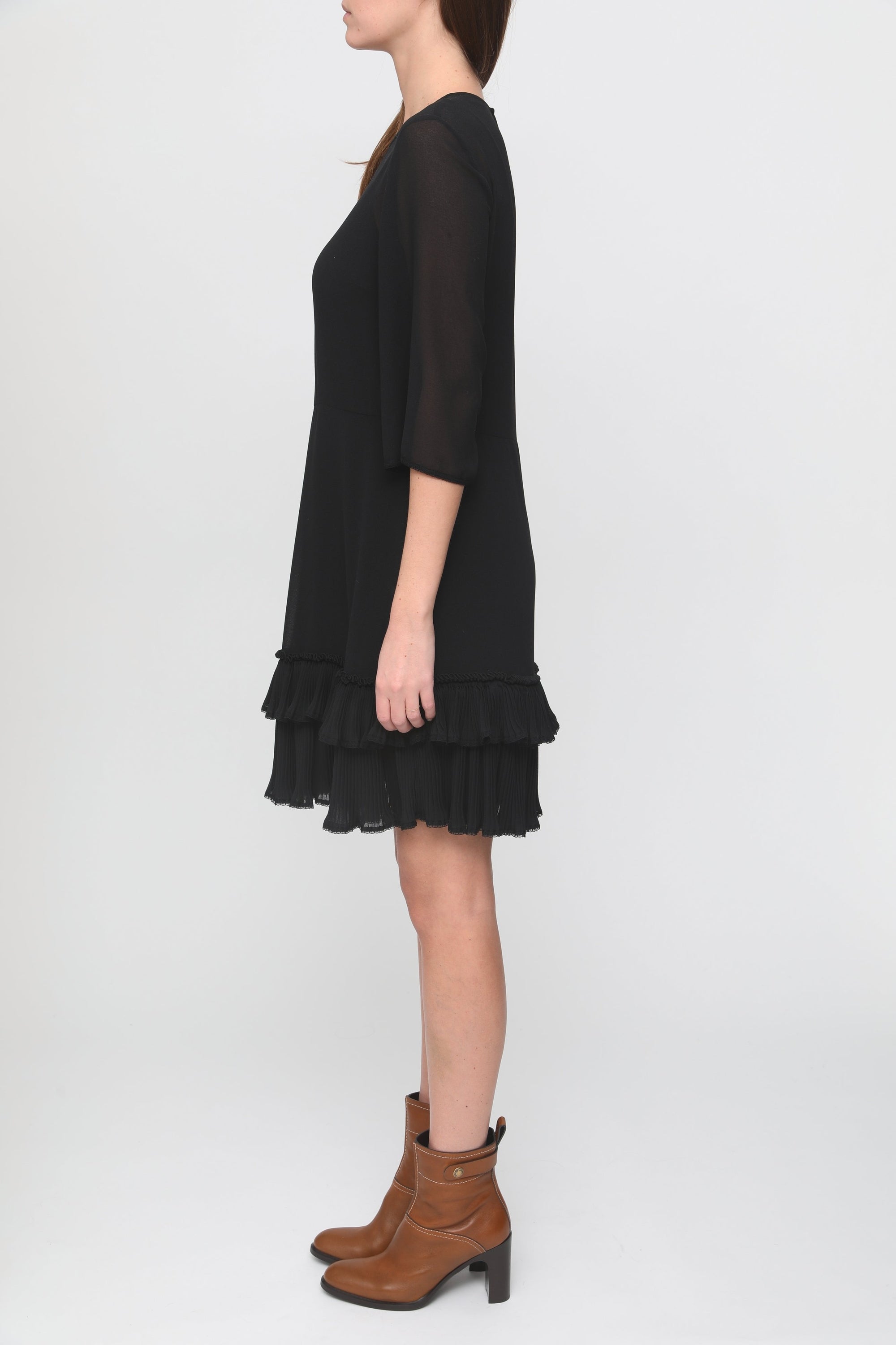 Robe à volants - Black
