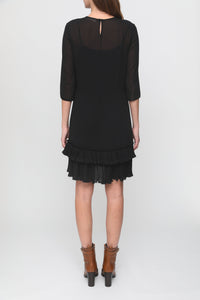 Robe à volants - Black