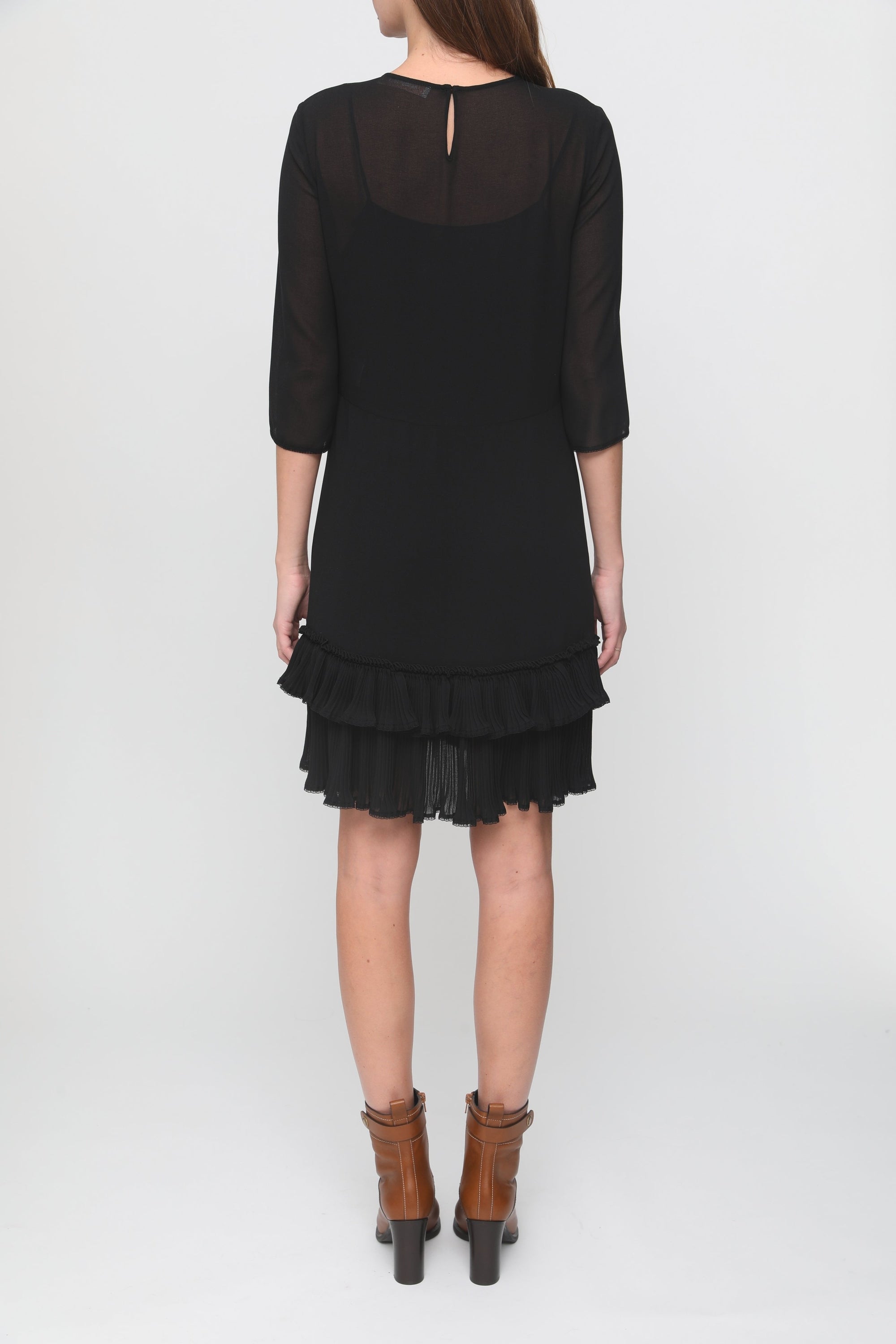 Robe à volants - Black