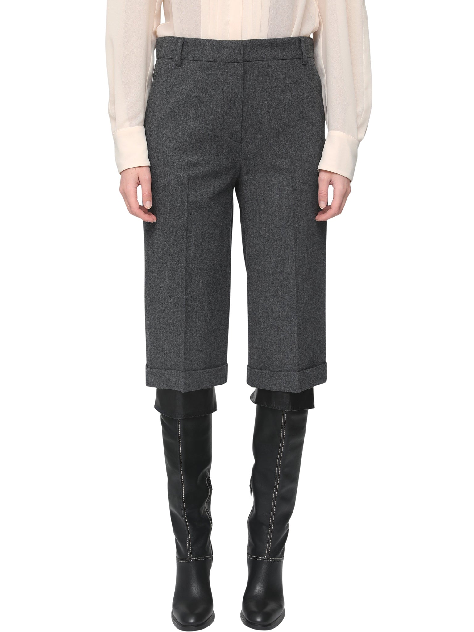 Bermuda en laine - Charcoal Black