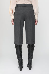 Bermuda en laine - Charcoal Black