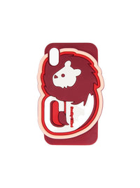 Coque pour iPhone X en silicone - Faded Red