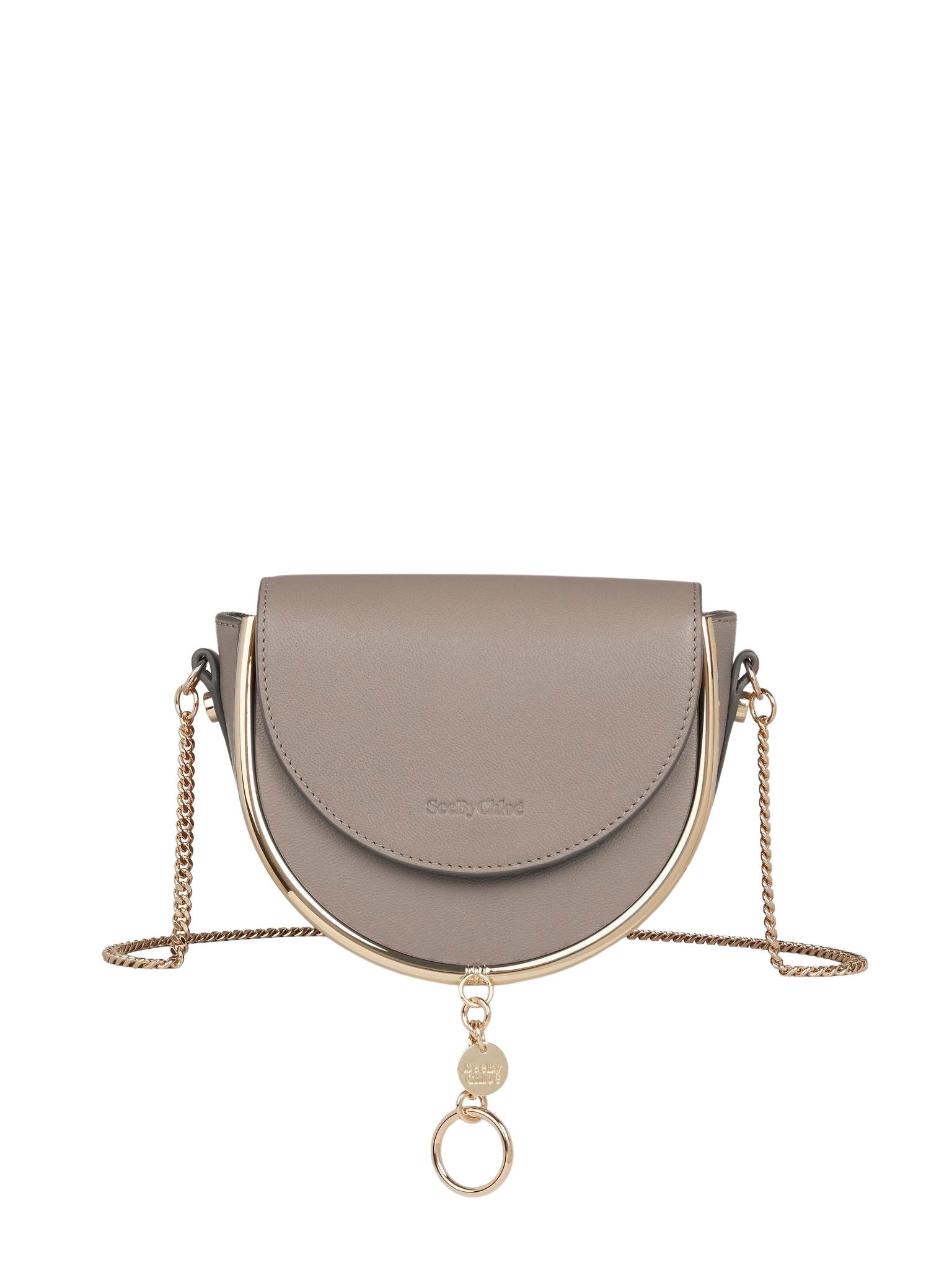 Sac pochette Mara en cuir - Motty Grey