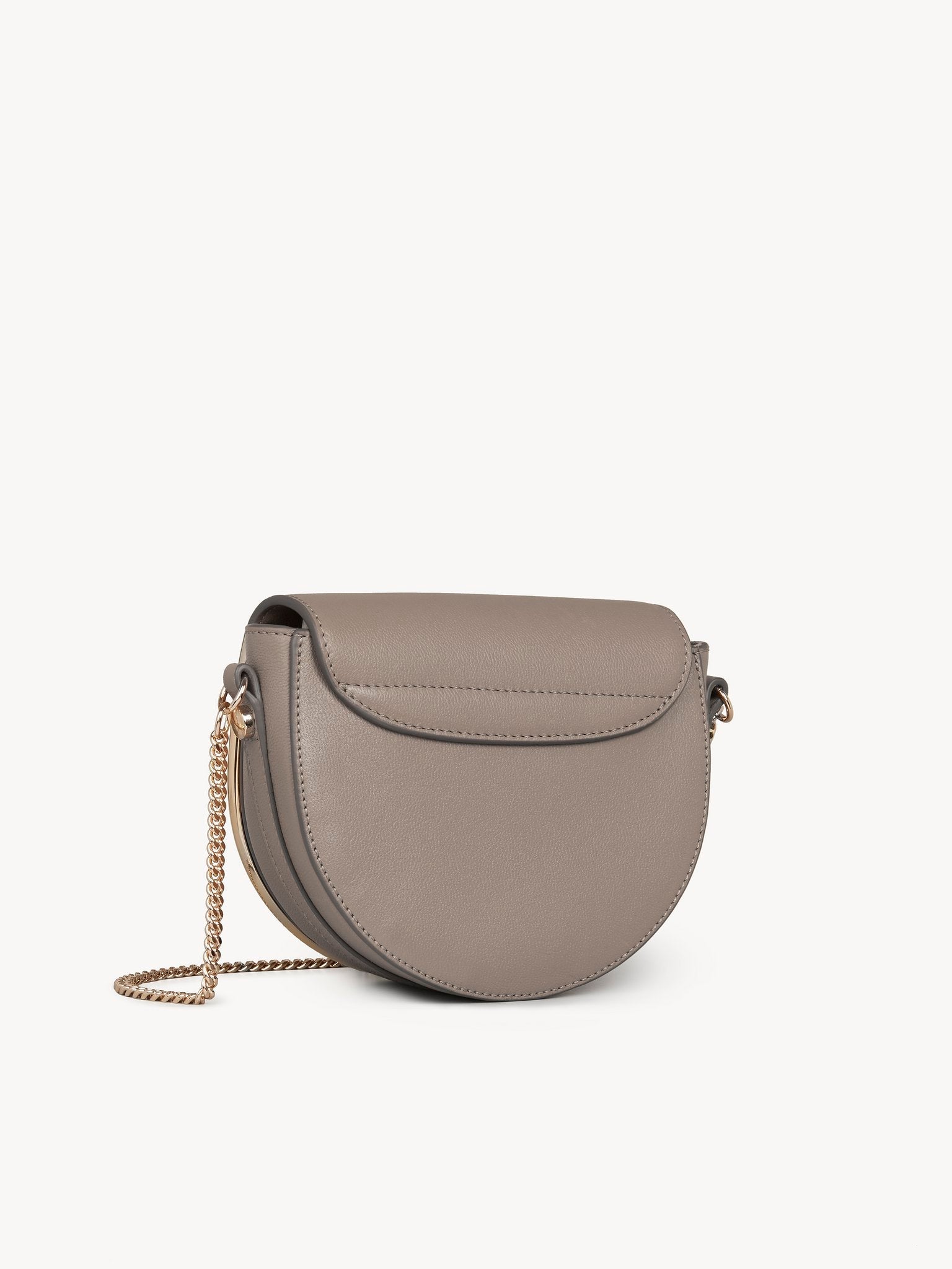 Sac pochette Mara en cuir - Motty Grey